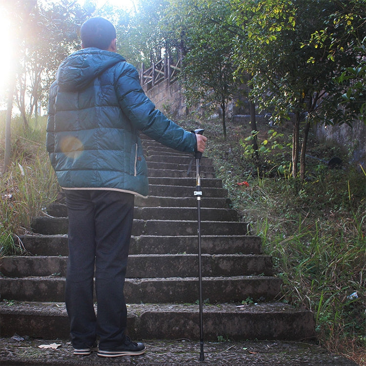 Aotu AT7558 125cm Aluminum Alloy Outdoor Camping Folding Corky Trekking Poles EVA Handle Alpenstock by AOTU