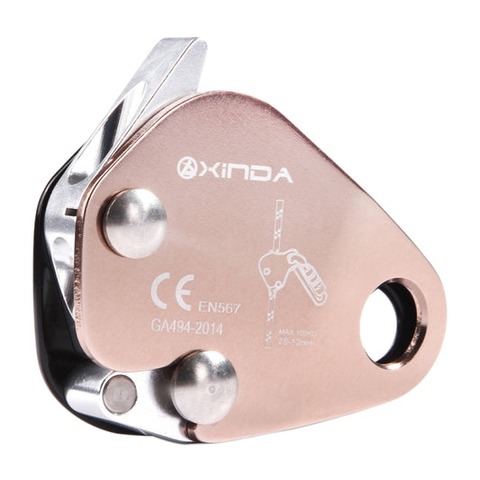 XINDA EN567 Outdoor Rock Climbing Aerial Work Anti-fall Rope Gripper for 8-13mm Diameter Rope by XINDA