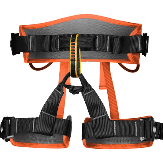 XINDA XDA9516 Outdoor Rock Climbing Polyester High-strength Wire Adjustable Downhill Whole Body Safety Belt(Orange) by XINDA