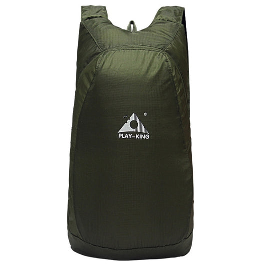 1328 20L Outdoor Climbing Portable Foldable Anti-splash Bag Ultralight Backpack, Max Load: 15kg (Army Green) by bashfashion