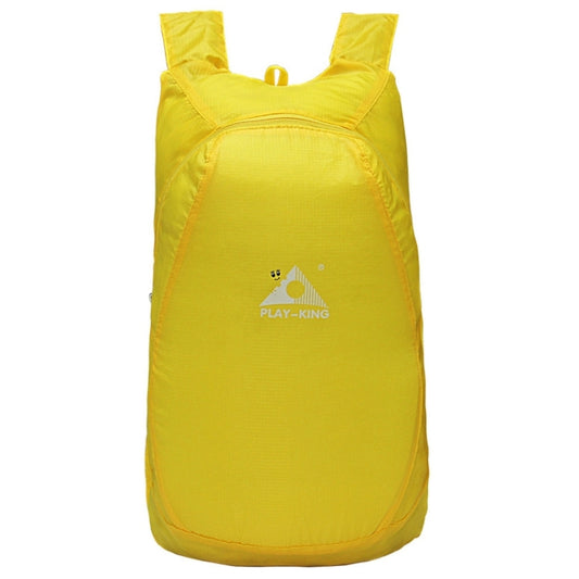 1328 20L Outdoor Climbing Portable Foldable Anti-splash Bag Ultralight Backpack, Max Load: 15kg (Yellow) by bashfashion