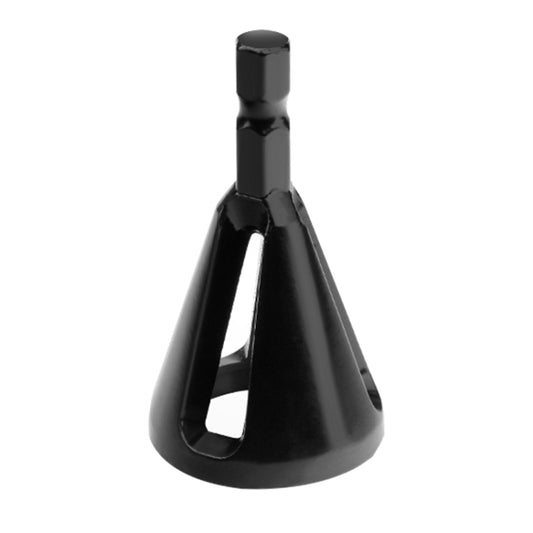 Chamfer Stainless Steel Deburring External Chamfer Tool Triangle Handle Six-slot Chamfer(Black) by bashfashion