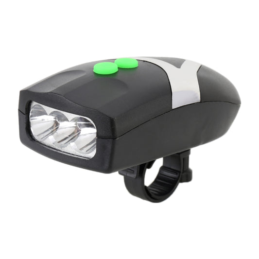 Mountain Bike Headlight Horn LED Flashlight Bicycle Electric Horn, with Light by bashfashion