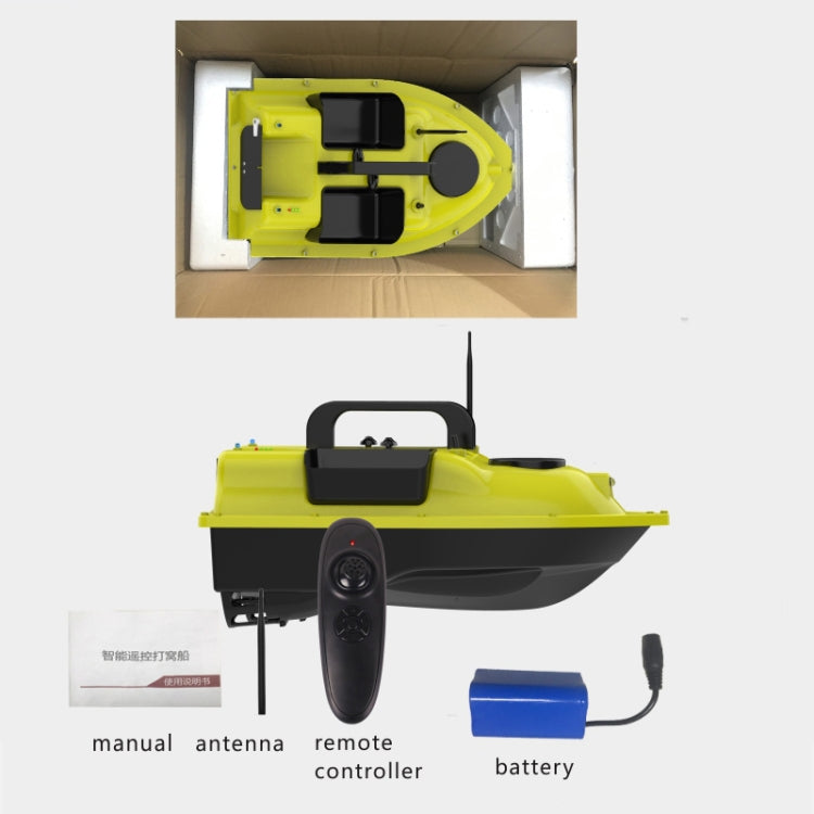 D18 Smart RC Three Hoppers Fishing Bait Boat 2kg Load 500m Remote Control by bashfashion