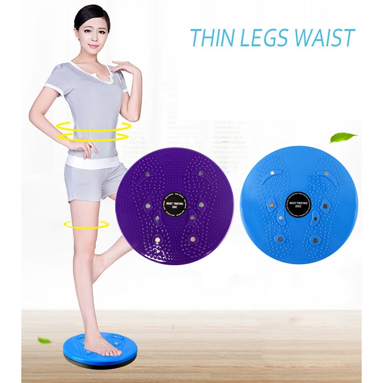 Aerobic Exercise Fitness Magnet Wriggling Waist Disk Twist Board, Size: 25*3cm(Blue) by bashfashion