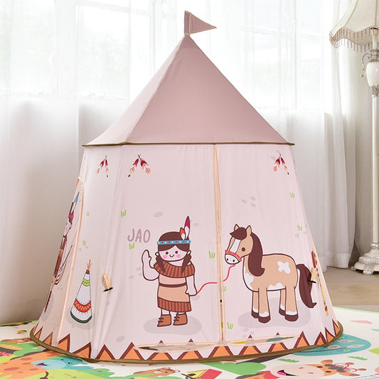 Indian Castle Children Indoor Outdoor Tent Mongolian Yurt Toy House by bashfashion