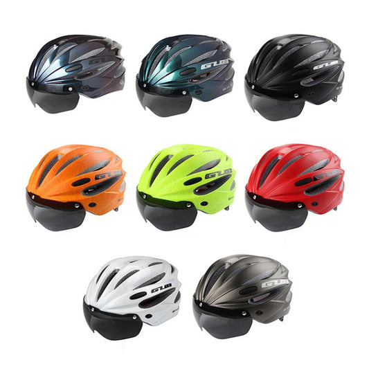 GUB K80 Plus Bike Helmet With Visor And Goggles(Fluorescent Green) by GUB