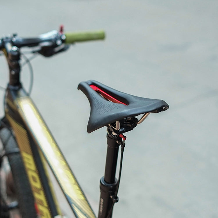 PROMEND SD-576 Nylon Fiber Triathlon Bicycle Saddle (Black Red) by PROMEND