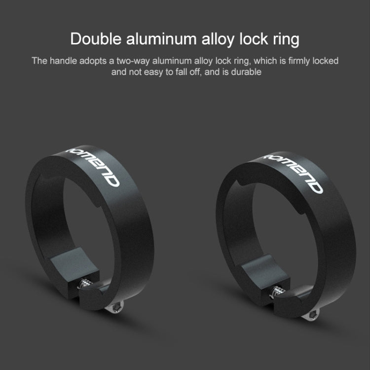 PROMEND GR-506 1 Pair Rubber Ergonomic Ball Bicycle Grip Cover (130mm+130mm) by PROMEND