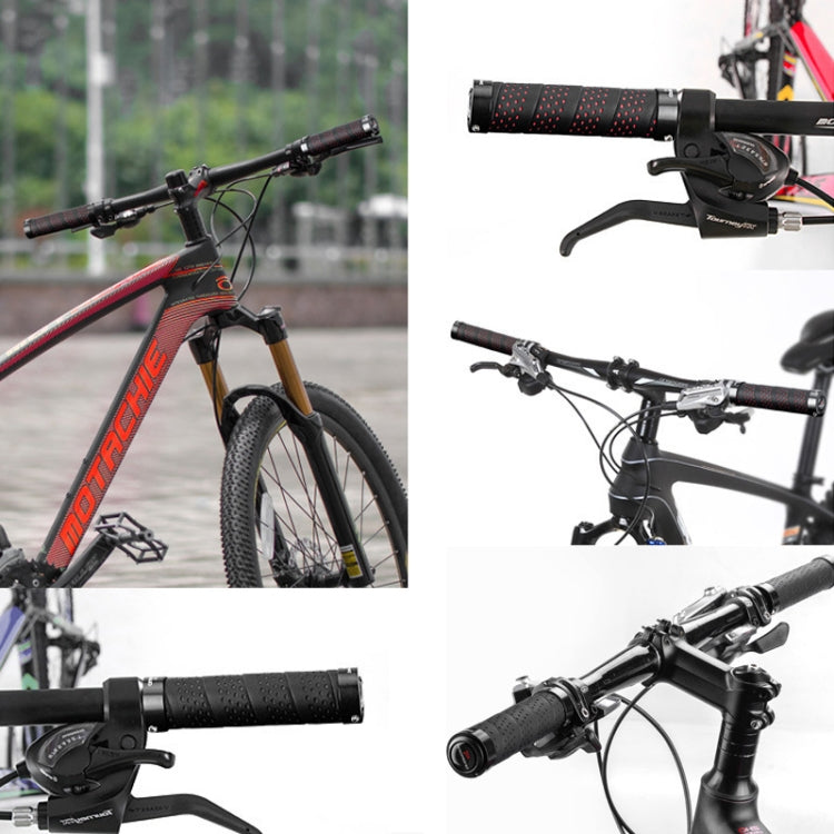 PROMEND GR-515 1 Pair Shock-absorbing Anti-skid Mountain Bike Grips Cover (Black) by PROMEND