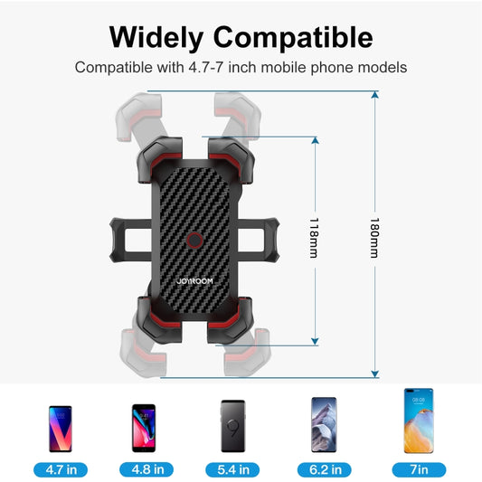 JOYROOM JR-ZS288 Bike Mobile Phone Mount Holder (Black) by JOYROOM