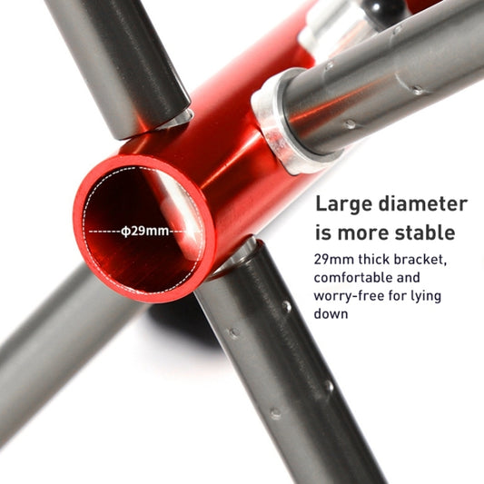 Outdoor Camping Beach Portable Ultra-Light Aluminum Alloy Folding Chair (Beige) by bashfashion