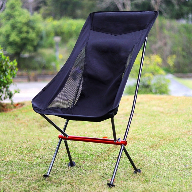 Outdoor Camping Beach Portable Ultra-Light Aluminum Alloy Folding Chair (Beige) by bashfashion