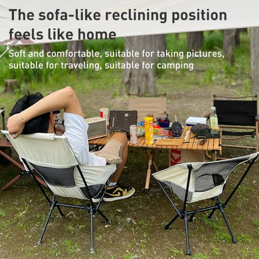 Large Outdoor Camping Leisure Beach Portable Folding Chair (White) by bashfashion
