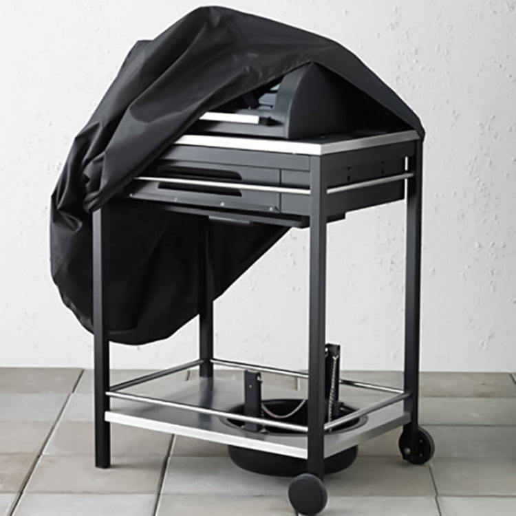 Square BBQ Grill Protective Rain and Dust Protection Cover, Size: 68x68x72cm (Black) by bashfashion