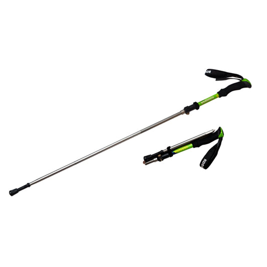 125cm Adjustable Portable Outdoor Aluminum Alloy Trekking Poles Stick(Green) by bashfashion