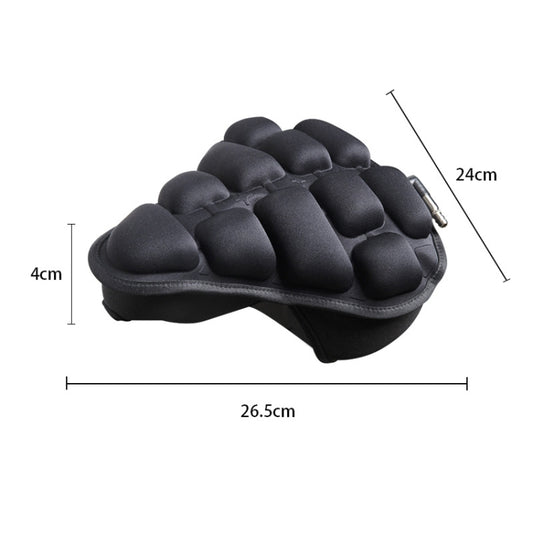 BC-203 2.0 M Size Bicycle Foldable Inflatable Airbag Cushion Seat Cover with Inflator (Black) by bashfashion