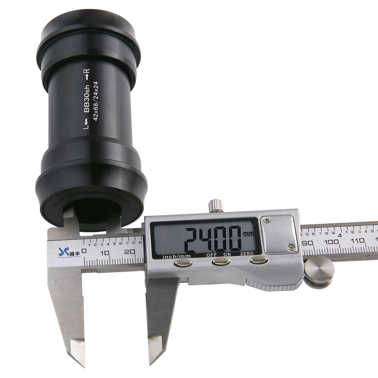 BB30 Press Fit Style Bottom Bracket Fits 68-73mm for SHIMANO, Prowheel, SRAM GXP Mountain Bike(Black) by bashfashion