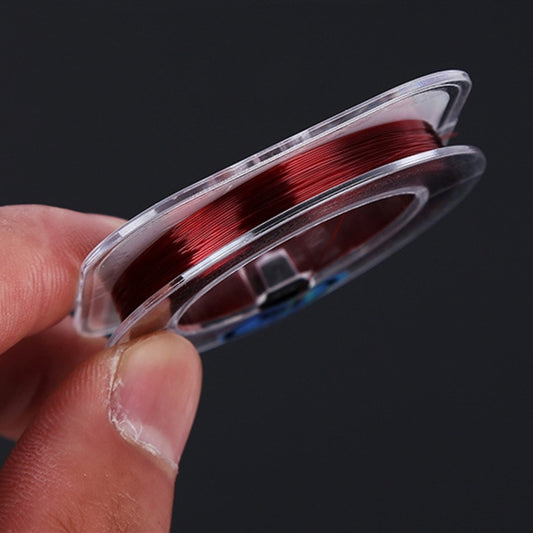 1.5C 0.203mm 2.46kg Nodules Tension 2.99kg Straight Line Tension 50m Strong Imported Raw Silk Nylon Fishing Line (Red) by bashfashion