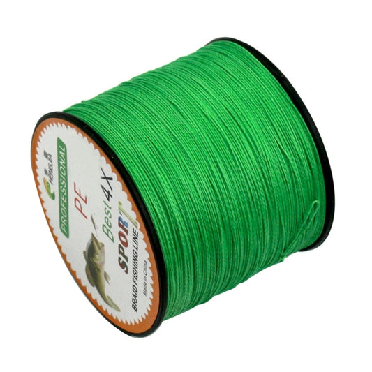 HENGJIA 4.0# 0.34mm 45LB 18.1kg Tension 500m Extra Strong 4 Shares Braid PE Fishing Line Kite Line(Green) by HENGJIA