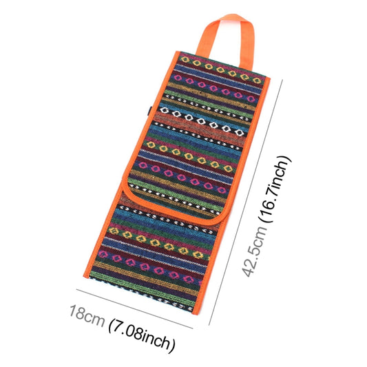 Hiking Camping Ethnic Style Tent Hammers Bag Portable Tent Nail Pegs Storage Case Pouch by bashfashion