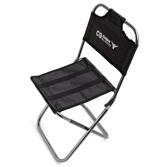 Outdoor Fishing Portable Folding Seat Stool Backpacking Aluminium Alloy Chair by bashfashion