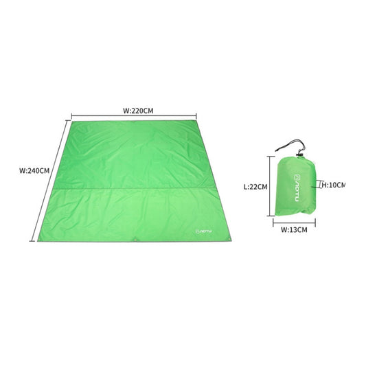 AOTU AT6220 Oxford Cloth Outdoor Camping Picnic Beach Mat, Size: 240 x 220cm (Army Green) by AOTU