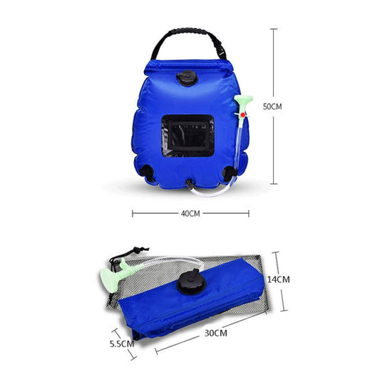 AOTU AT6628 20L Outdoor Solar Shower Bag (Blue) by AOTU