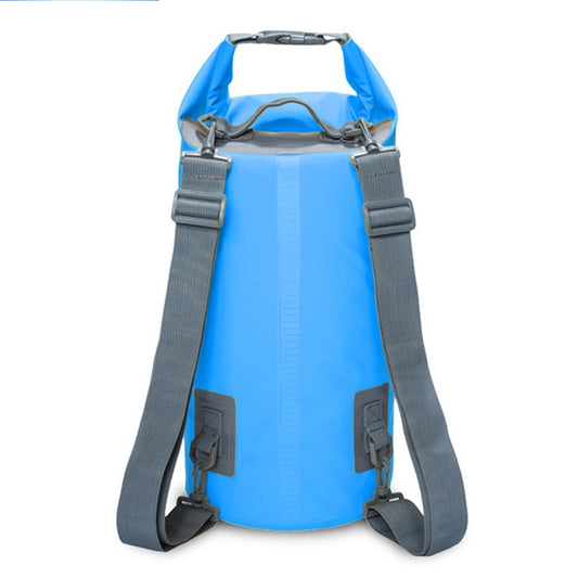 Outdoor Waterproof Dry Dual Shoulder Strap Bag Dry Sack, Capacity: 10L (Blue) by bashfashion