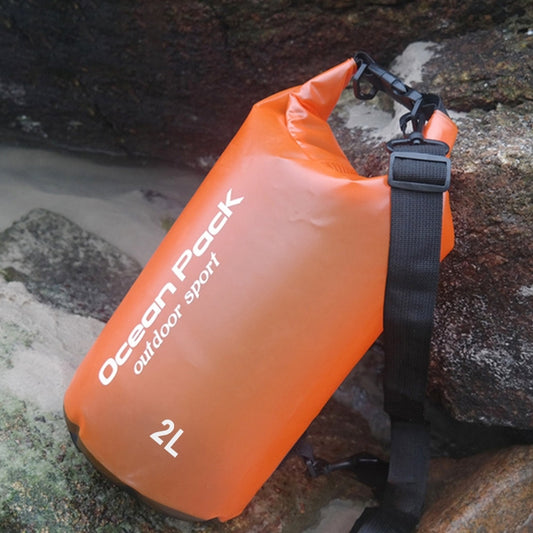 Outdoor Waterproof Dry Bag Dry Sack PVC Barrel Bag, Capacity: 2L (Orange) by bashfashion