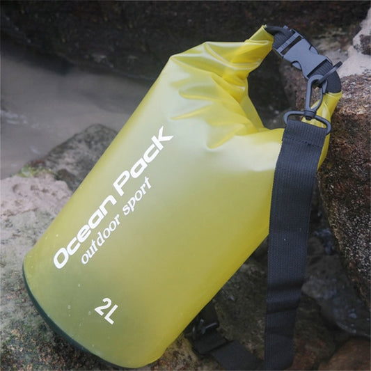 Outdoor Waterproof Dry Bag Dry Sack PVC Barrel Bag, Capacity: 2L (Yellow) by bashfashion
