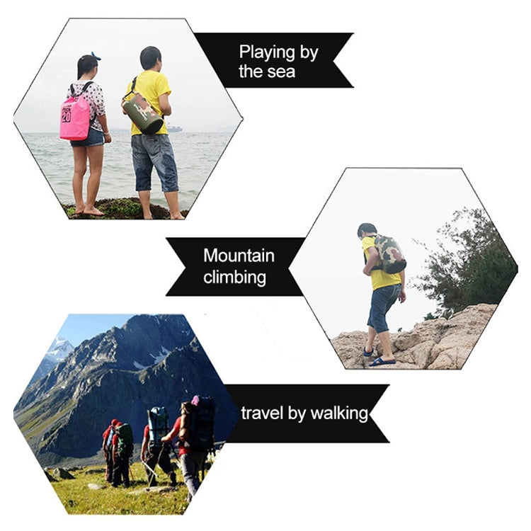 Outdoor Waterproof Bag Dry Sack PVC Barrel Bag, Capacity: 2L (Orange) by bashfashion