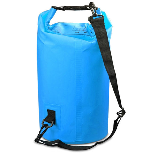 Outdoor Waterproof Single Shoulder Bag Dry Sack PVC Barrel Bag, Capacity: 5L (Sky Blue) by bashfashion