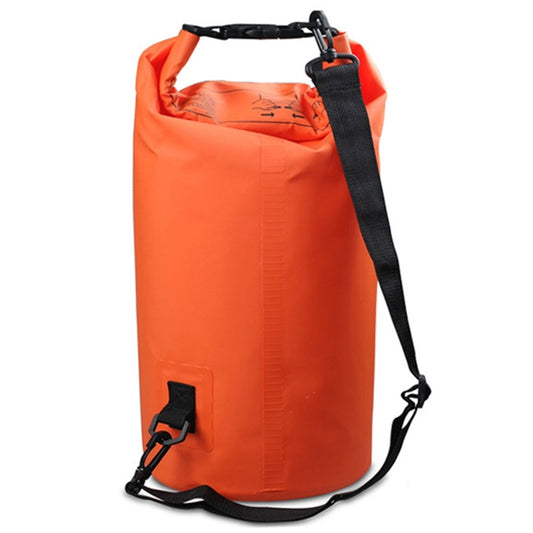 Outdoor Waterproof Single Shoulder Bag Dry Sack PVC Barrel Bag, Capacity: 10L (Orange) by bashfashion