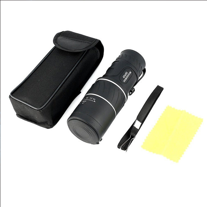 40x60 12X Pocket High Times High Definition Night Vision Focusing Monocular Telescope(Black) by bashfashion