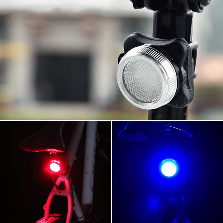 COB Lamp Bead 160LM USB Charging Four-speed Waterproof Bicycle Headlight / Taillight Set, Red Blue Light Dimming 650MA by bashfashion