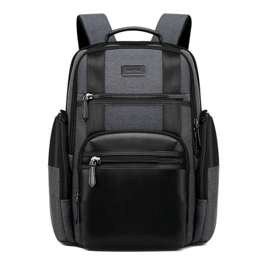 Bopai 851-014318 Fashion Outdoor Breathable Waterproof Anti-theft Three-layer Large Capacity Double Shoulder Bag,with USB Charging Port, Size: 31x17x44cm(Grey) by Bopai