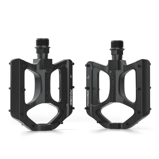PROMEND PD-M28E 1 Pair Bicycle Aluminum Alloy DU Bearings Pedals with LED by PROMEND