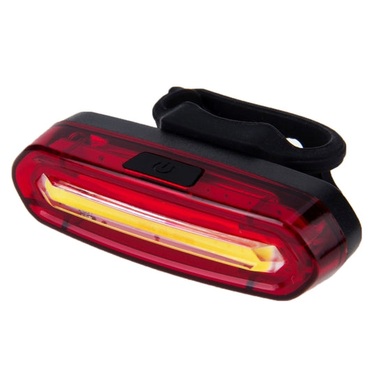 AQY-096 IPX4 Detachable USB Rechargeable Single Color LED Bike Taillight (White) by bashfashion