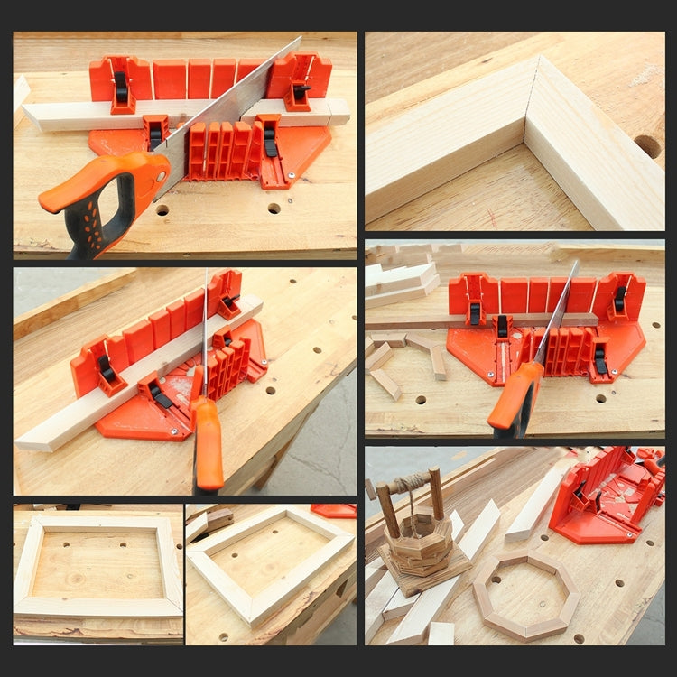 14 Inch Clampable Miter Saw Cabinets Multi-function Woodworking Hand Tools Home DIY Wood Working Hand Saws Clamped Box by bashfashion