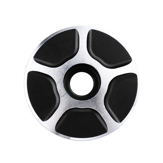 1 Pair C17 Bicycle CNC Aluminum Bike Headset Cap (Black) by bashfashion