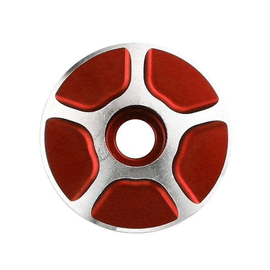1 Pair C17 Bicycle CNC Aluminum Bike Headset Cap (Red) by bashfashion