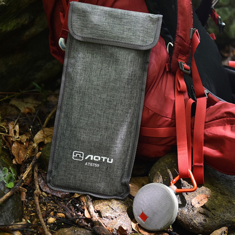 AOTU AT6759 Outdoor Ultra-light Portable Folding Small Table (Silver Grey) by AOTU