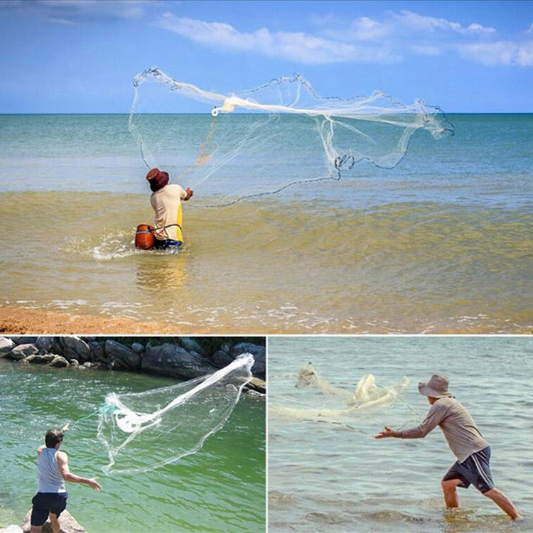 360 Help Throw Tire Cords Fishing Net, Height: 1.8m by bashfashion