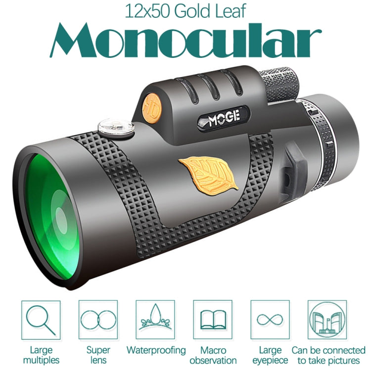 Moge 12x50 Professional HD Monocular Night Vision Telescope by bashfashion