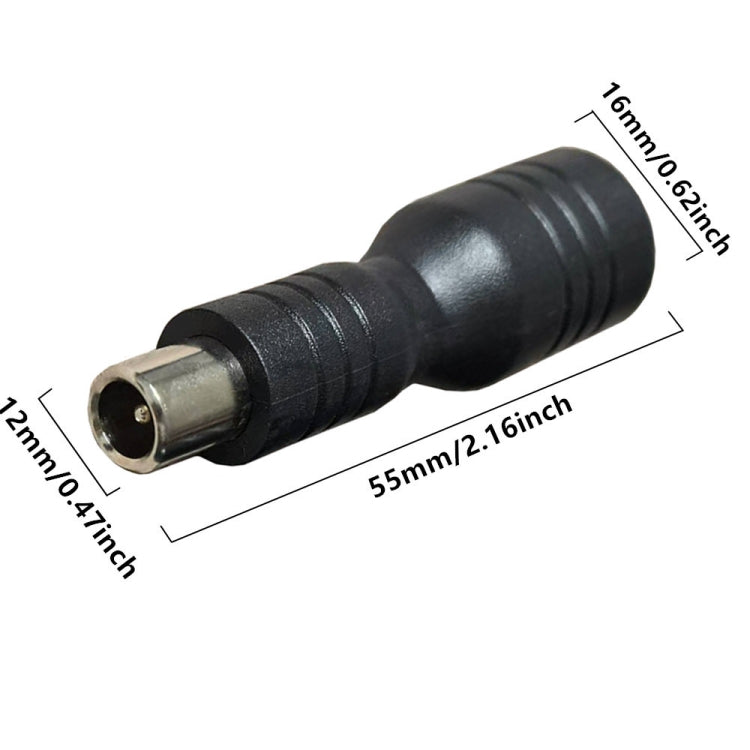 DC 5.5mm x 2.1mm Female to DC 8.0mm x 1.6mm Male Adapter for Xiaomi Electric Bike Scooter Power Adapter (Black) by bashfashion