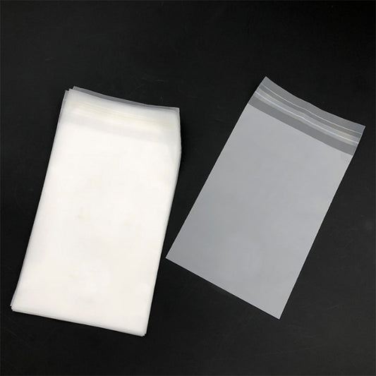 200 PCS Frosted Translucent CPE Self-adhesive Bag Zip Lock Bag Packaging Bag, Size: 10x13+2cm by bashfashion
