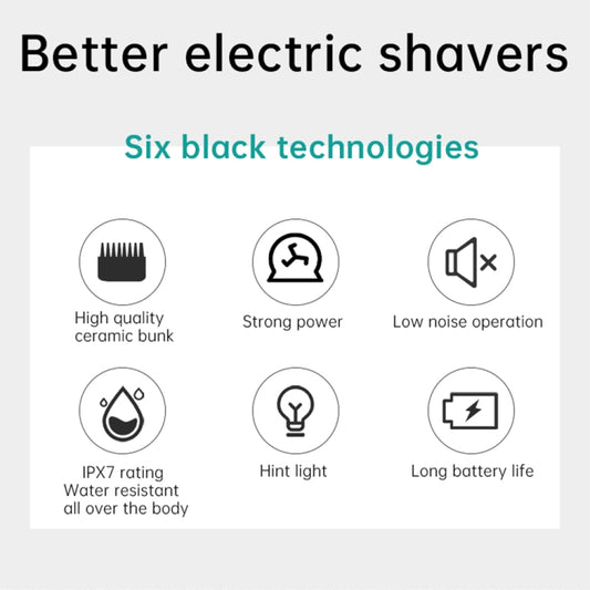 VGR V-203 Professional Pet Barber Electric Hair Clipper (Blue) by VGR