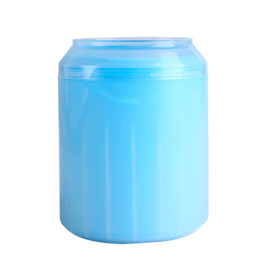 Pet Cat Dog Foot Clean Cup Cleaning Tool Silicone Washing Cup, Size: Large (Blue) by bashfashion