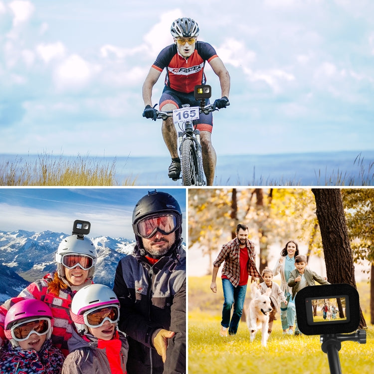 PULUZ for GoPro HERO12 Black /11 Black /10 Black /9 Black Foam Windshield Housing Case(Black) by PULUZ